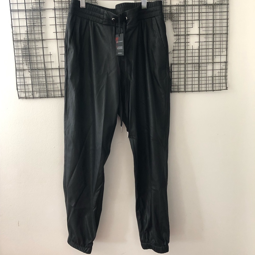 N:philanthropy faux leather joggers small